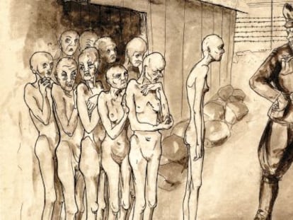 La superviviente que dibujó el horror nazi