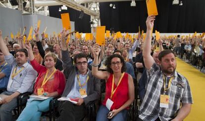 La ponencia pol&iacute;tica de ERC fue aprobada pr&aacute;cticamente por unanimidad