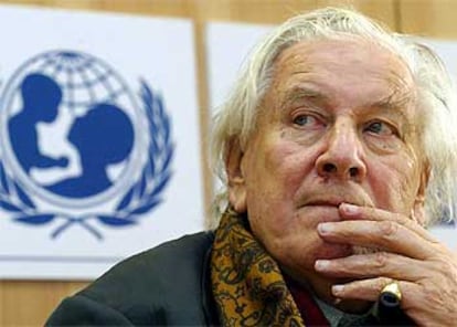 Peter Ustinov, varias décadas embajador de buena voluntad de Unicef.