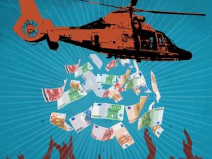 Tipos de interés negativos del BCE y el ‘helicopter money’