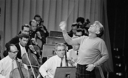 Bernstein, en Viena en 1970.