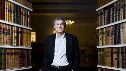 El escritor turco Orhan Pamuk, en Madrid.