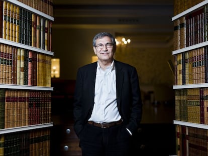 El escritor turco Orhan Pamuk, en Madrid.