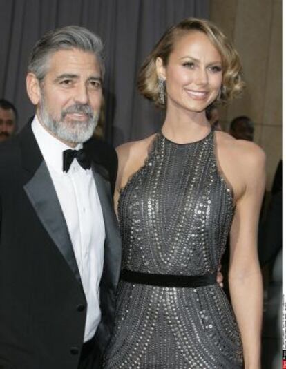 George Clooney y Stacy Keibler