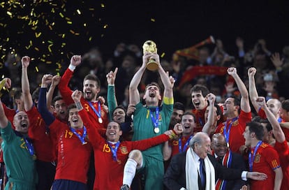 Spain’s 2010 World Cup winning side.
