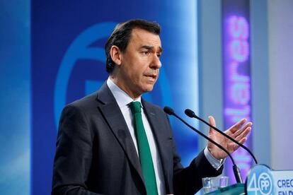 Fernando Martínez Maillo, coordinador nacional del PP.