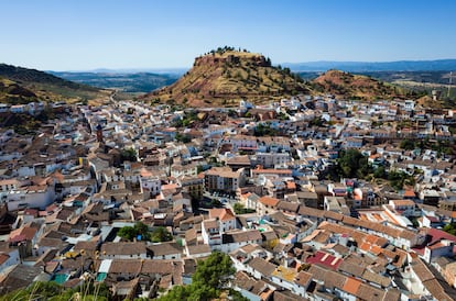 Vista de Santisteban del Puerto, una de las localidades de la comarca de El Condado, en Jaén.