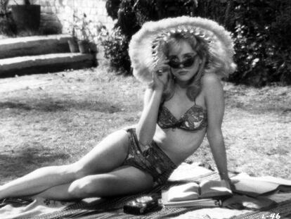 La actriz Sue Lyon, que encarnó a Lolita en la película de Stanley Kubrick de 1962.
