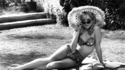 A atriz Sue Lyon, que encarnou a Lolita no filme de Stanley Kubrick de 1962.