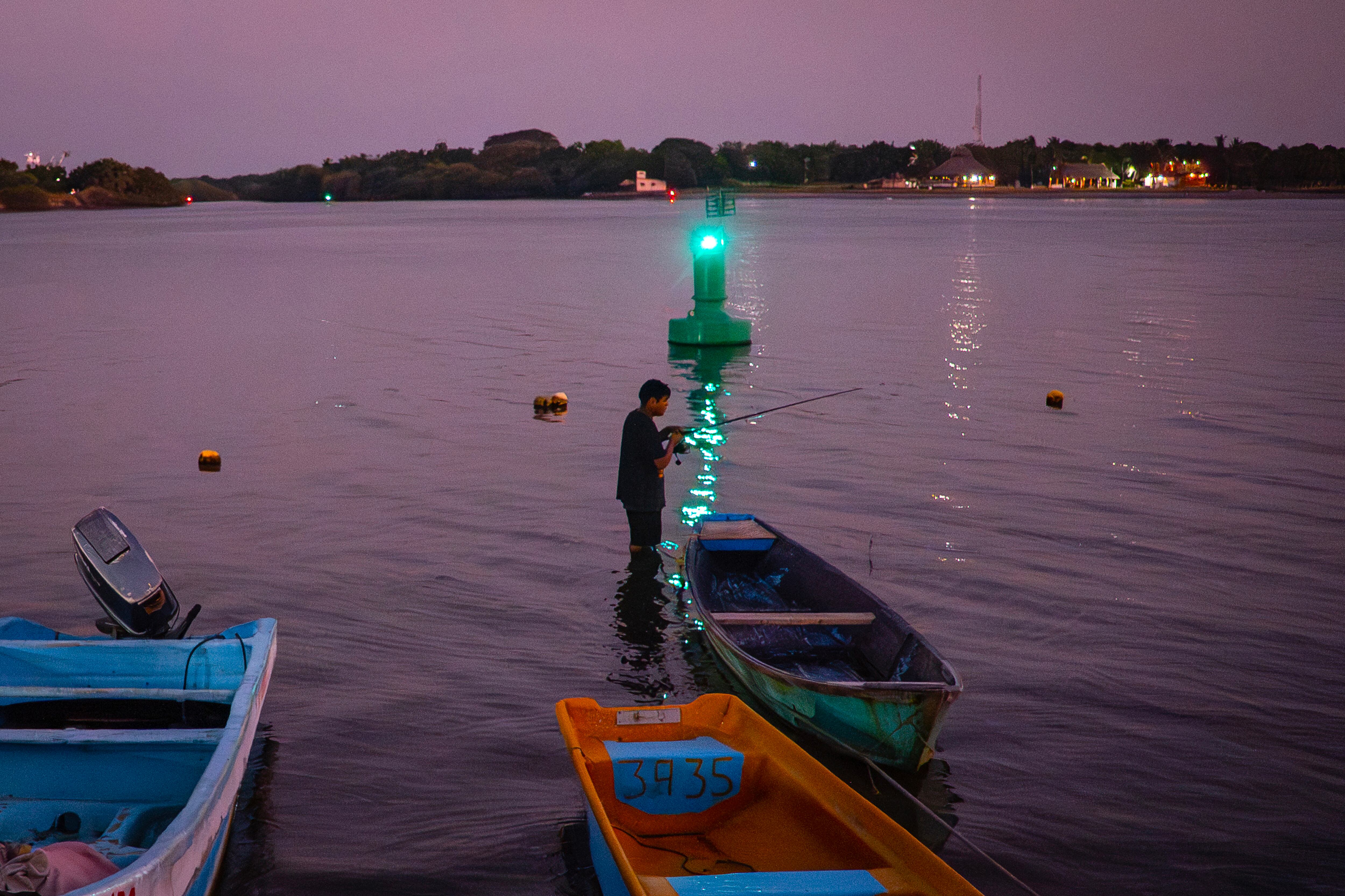 El embarcadero Las Escolleras, en Puerto Madero.