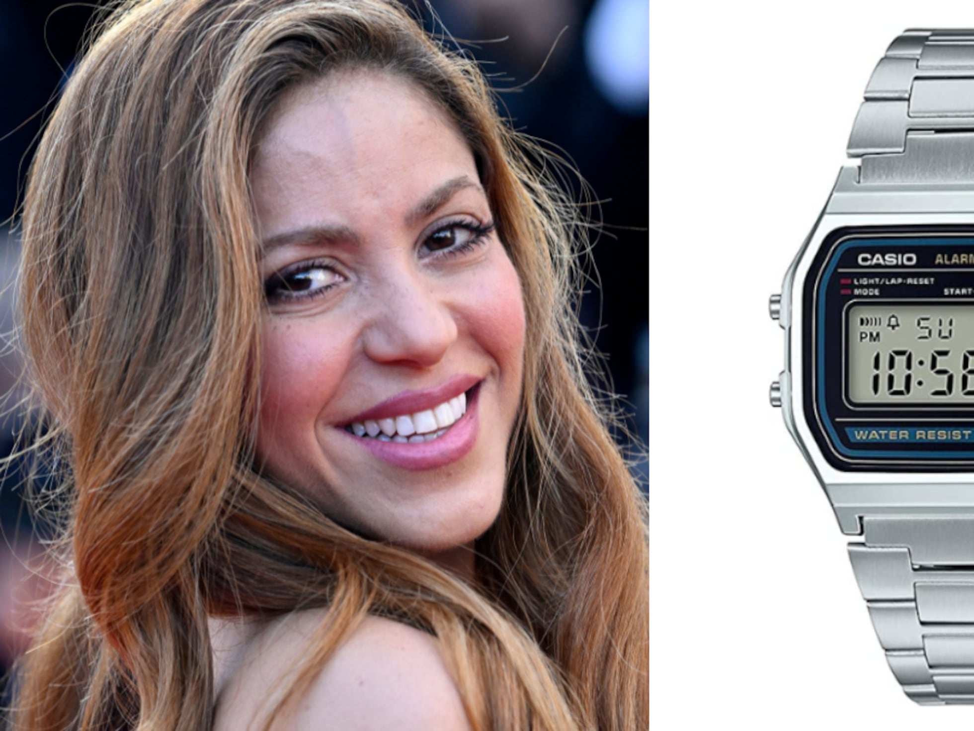 Shakira Casio Eres team Casio No estas solo este reloj vintage tiene mas de 28.500 valoraciones en Amazon Escaparate compras y ofertas EL PAIS