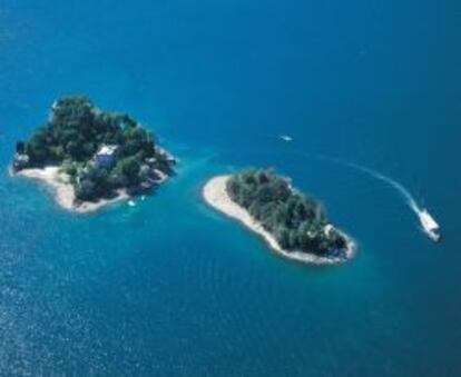Islotes de Brissago en el Lago Maggiore.