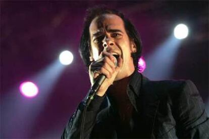 Nick Cave, durante su concierto en Benicàssim.