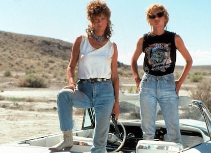 Susan Sarandon y Geena Davis –actrices abiertamente feministas– desarrollan la fortaleza de la mujer en 'Thelma y Louise'.