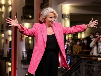 La actriz Emma Thompson en la Berlinale.