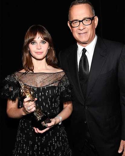 Tom Hanks y Felicity Jones protagonizaron ‘Inferno’, una prueba más de que la protagonista femenina es casi siempre mucho más joven.