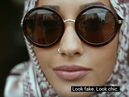 La modelo Mariah Idrissi en la campa&ntilde;a de H&amp;M