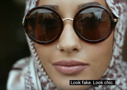 La modelo Mariah Idrissi en la campa&ntilde;a de H&amp;M