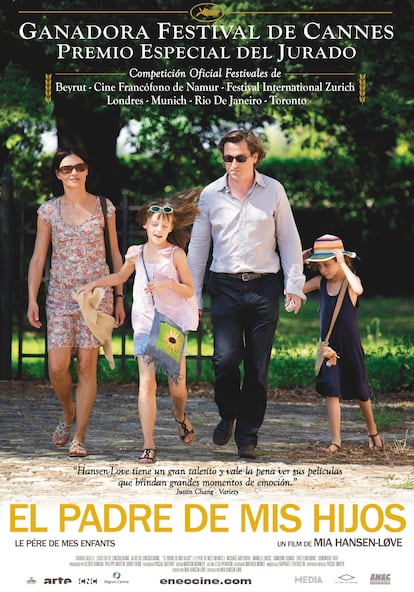 Cartel de la película 'El padre de mis hijos', 2009, de Mia Hansen-Love