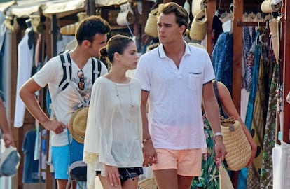 Pepe Barroso Jr. con Tini Stoessel el pasado verano en Ibiza.