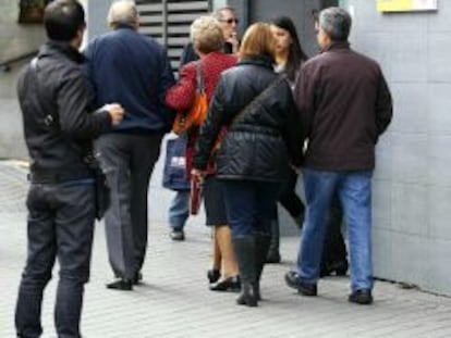 Entrada de una oficina del Servicio P&uacute;blico de Empleo de la Comunidad de Madrid.