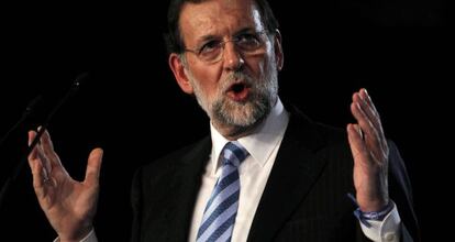 El candidato del PP a la presidencia del Gobierno, Mariano Rajoy.