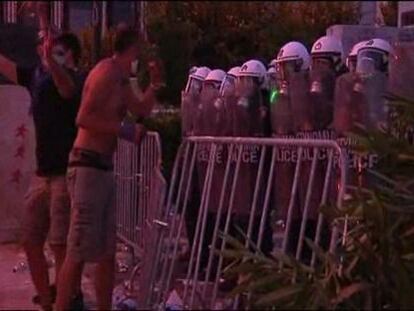 Noche de batalla en Grecia