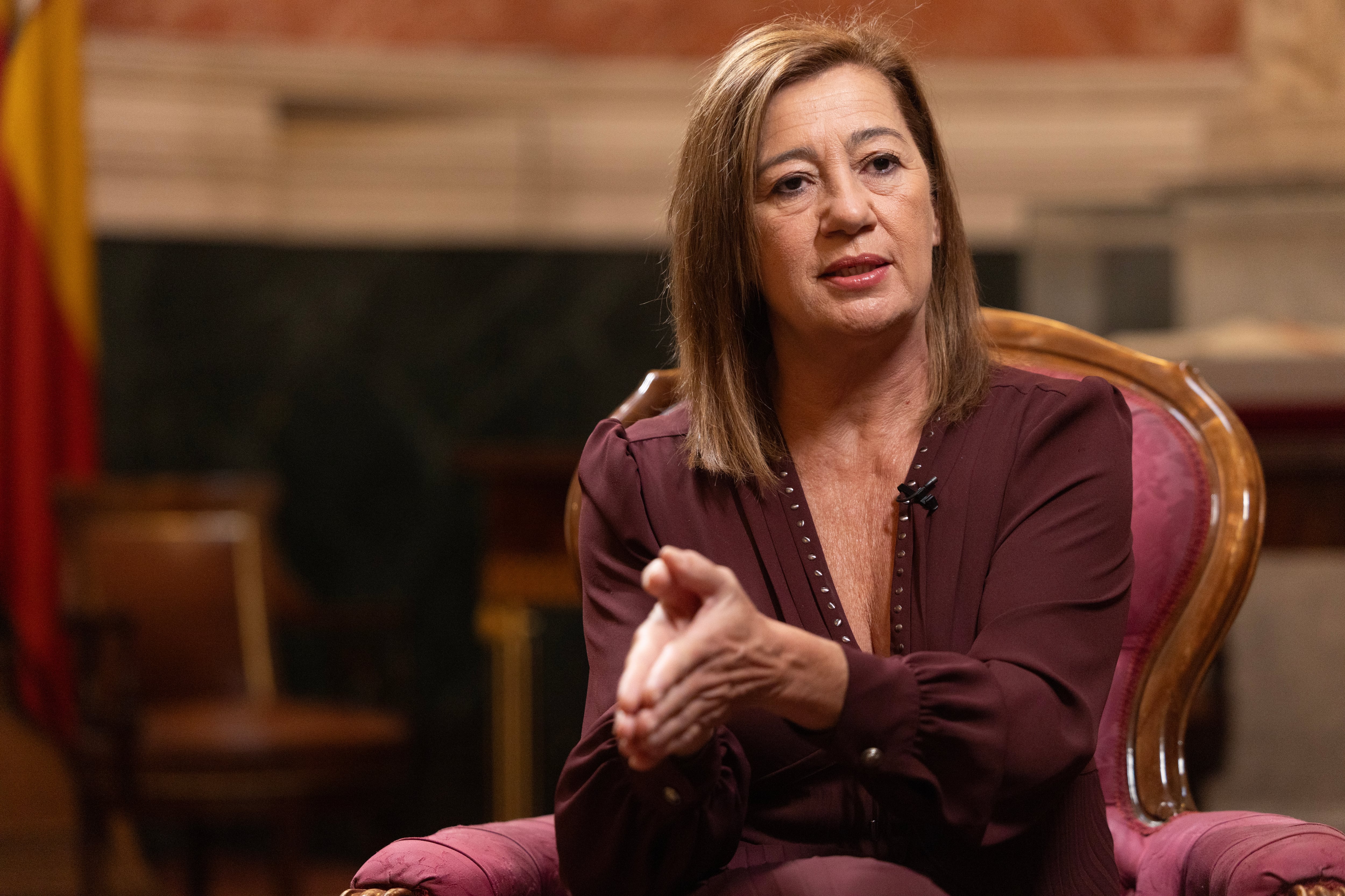 Francina Armengol, presidenta del Congreso: “No hay una polarización, hay un clima de agresividad buscado”