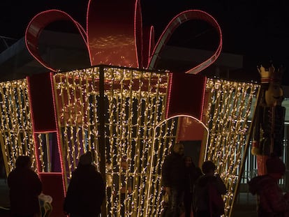 Navidades Mágicas de Torrejón de Ardoz en la imagen el Poblado Navideño