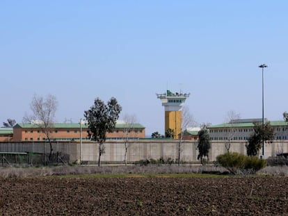Imagen del exterior de la cárcel de Huelva, en 2019.