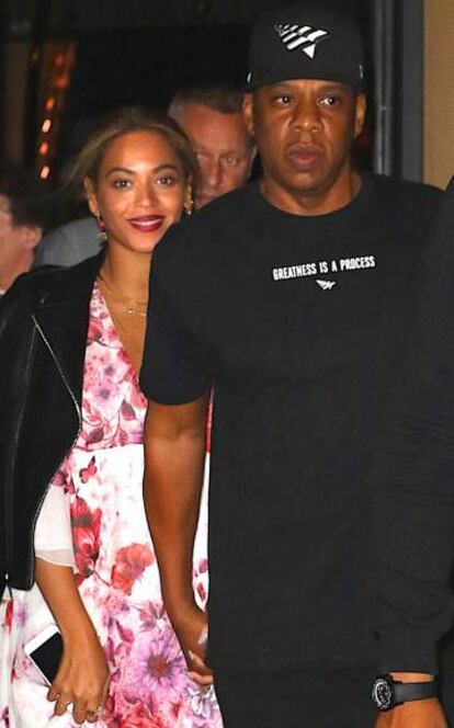 Beyonc&eacute; y Jay-Z esta semana por Nueva York. 