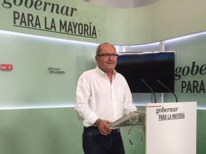 Juan Cornejo, secretario de Organizaci&oacute;n del PSOE andaluz.