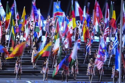 Ceremonia de inauguración de los Juegos Paralímpicos de Río 2016 en el estadio Maracaná.