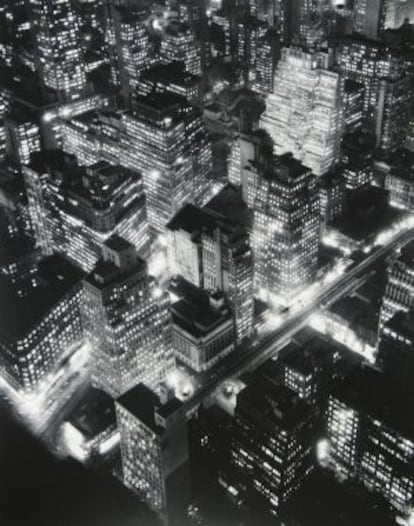 'Vista nocturna', Nueva York, 1932.