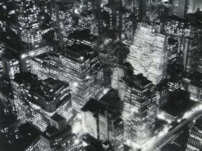 'Vista nocturna', Nueva York, 1932.