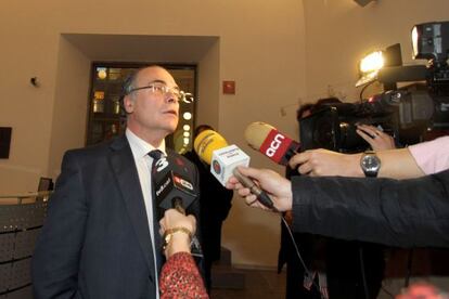 Jaume Torramadé, cuando dejó la presidencia de la Diputación de Girona.