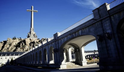 Vista del monumento en el Valle de los Caídos.