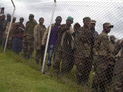 Rebeldes congole&ntilde;os del M23 se rinden en rugwero al Ej&eacute;rcito ugand&eacute;s, el viernes.