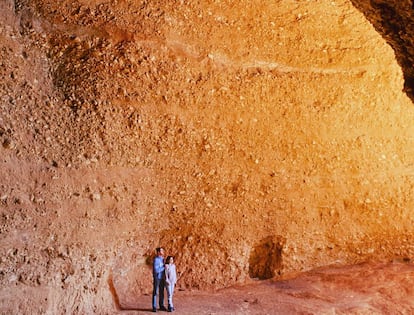 La Cuevona, en la llamada Senda de las Valiñas de Las Médulas (El Bierzo, León), declaradas patrimonio mundial en 1997. 