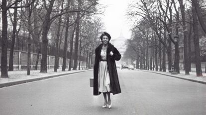 Diahann Carroll en París en 1957