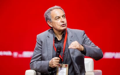 José Luis Rodríguez Zapatero, durante un acto político en A Coruña, el pasado 19 de enero.