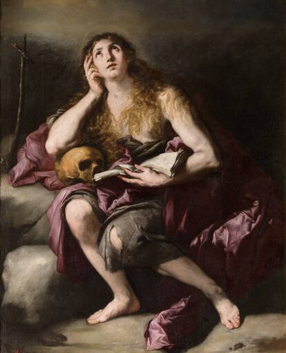 'La Magdalena penitente', de Luca Giordano, hacia 1665, en el Prado.