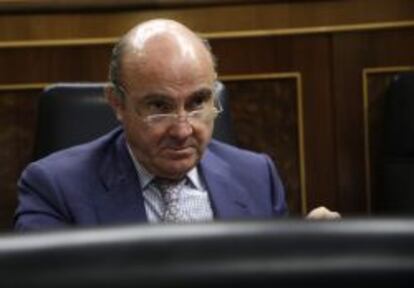 El ministro de Economía, Luis de Guindos.