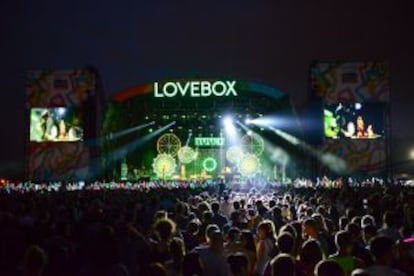 Festival Lovebox 2014, en Londres.