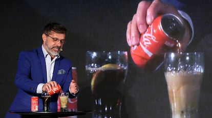 Rafael Urrialde, diretor de nutrição e saúde da Coca-Cola Iberia, nesta terça-feira.