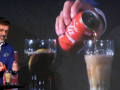 Rafael Urrialde, diretor de nutrição e saúde da Coca-Cola Iberia, nesta terça-feira.