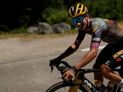 Roglic, durante el último Tour de Francia.