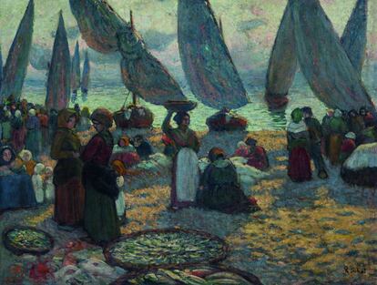 'Retorn de les barques', de Ramon Pichot (1910). Artur Ramon Art.