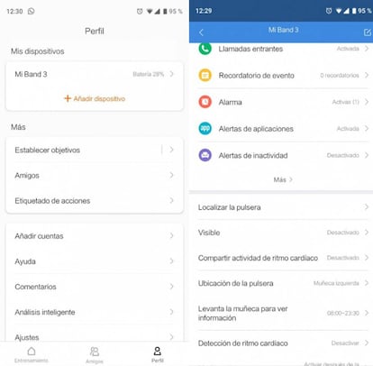 Aplicación Xiaomi Mi Fit