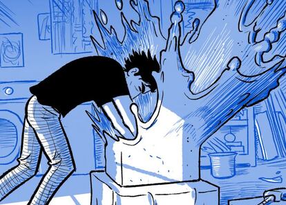 Viñeta de 'El escultor', de Scott McCloud.